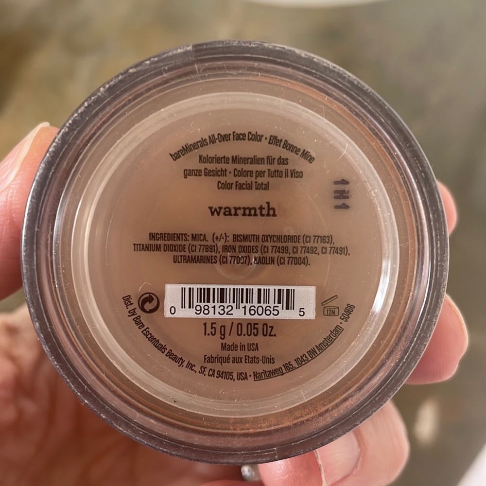 Bare minerals bronzer – warmth